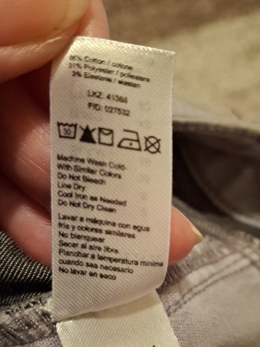 High-Rise Women's Gray Skinny Jeans - Picture 9 of 9